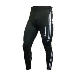 HAVEN Pantaloni de ciclism lungi fără bretele - ISOLEERA - negru/alb