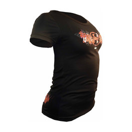 HAVEN Tricou de ciclism cu mânecă scurtă - AMAZON II SHORT - negru/roșu