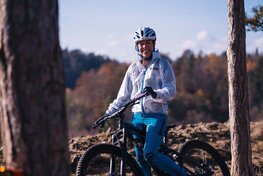 HAVEN Cască de ciclism - TOLTEC LUMIERE - alb/albastru