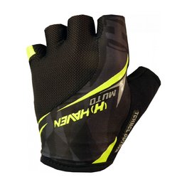 HAVEN Mănuși de ciclism fără degete - MUTO - negru/verde