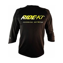 HAVEN Tricou de ciclism cu mânecă scurtă - RIDE-KI - negru/verde