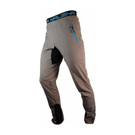 HAVEN Pantaloni de ciclism lungi fără bretele - NALISHA LONG - gri/albastru