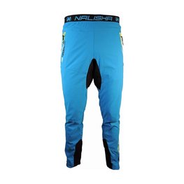 HAVEN Pantaloni de ciclism lungi fără bretele - NALISHA LONG - albastru/galben