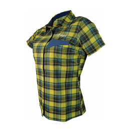 HAVEN cămașă - AGNESS SLIMFIT - albastru/galben