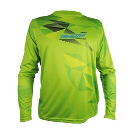 HAVEN Tricou de ciclism cu mânecă lungă de vară - ENERGIZER CRAZY LONG - verde