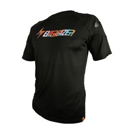 HAVEN Tricou de ciclism cu mânecă scurtă - ENERGIZER - negru/portocaliu