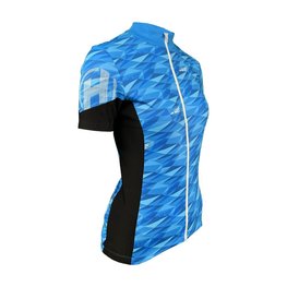 HAVEN Tricou de ciclism cu mânecă scurtă - SKINFIT NEO WOMEN - albastru/alb