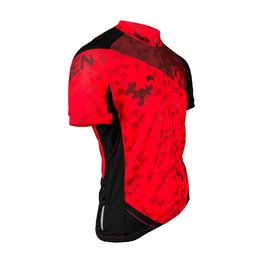 HAVEN Tricou de ciclism cu mânecă scurtă - SINGLETRAIL NEO - roșu