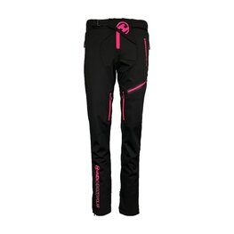 HAVEN Pantaloni de ciclism lungi fără bretele - ENERGIZER POLAR - roz/negru