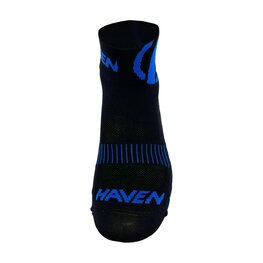 HAVEN Șosete clasice de ciclism - LITE SILVER NEO 2PAK - negru/albastru