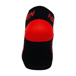 HAVEN Șosete de gleznă de ciclism - SNAKE SILVER NEO 2PAK - negru/roșu