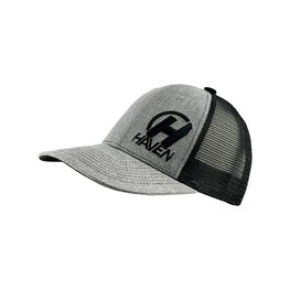 HAVEN Șapcă de ciclism - TRUCKER - gri/negru