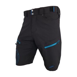 HAVEN Pantaloni scurți de ciclism fără bretele - NAVAHO SHORTY - albastru/negru