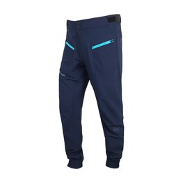 HAVEN Pantaloni de ciclism lungi fără bretele - FACTORY TRAIL - albastru