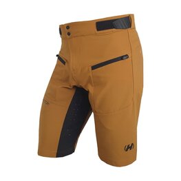 HAVEN Pantaloni scurți de ciclism fără bretele - FACTORY AIR HMS - maro