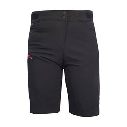 HAVEN Pantaloni scurți de ciclism fără bretele - FACTORY AIR WMS - negru/roz