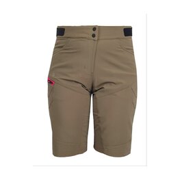 HAVEN Pantaloni scurți de ciclism fără bretele - FACTORY AIR WMS - maro
