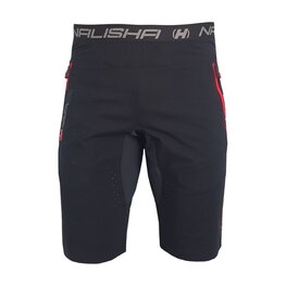 HAVEN Pantaloni scurți de ciclism fără bretele - NALISHA SLIMFIT - negru/roșu