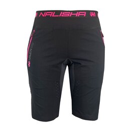 HAVEN Pantaloni scurți de ciclism fără bretele - NALISHA SLIMFIT - roz/negru