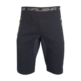 HAVEN Pantaloni scurți de ciclism fără bretele - NALISHA SLIMFIT - negru/verde