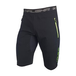 HAVEN Pantaloni scurți de ciclism fără bretele - NALISHA SLIMFIT - negru/verde