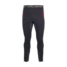 HAVEN Pantaloni de ciclism lungi fără bretele - NALISHA SLIMFIT - negru/roșu