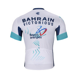 BONAVELO Tricou de ciclism cu mânecă scurtă - BAHRAIN VICTORIOUS 2025 - alb/verde deschis