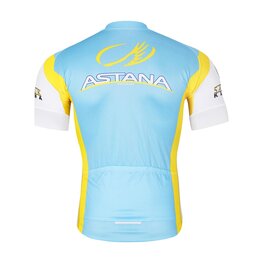BONAVELO Tricou de ciclism cu mânecă scurtă - ASTANA - galben/turcoaz