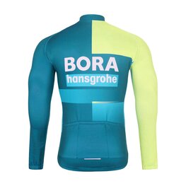 BONAVELO Tricou de cilism pentru iarnă cu mânecă lungă - BORA 2024 WINTER - verde