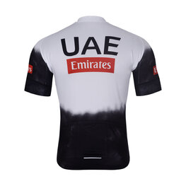 BONAVELO Tricou de ciclism cu mânecă scurtă - UAE 2025 - alb/negru