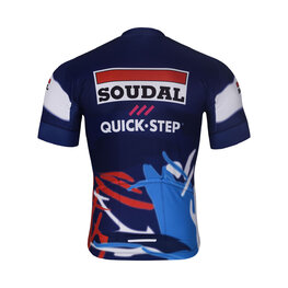 BONAVELO Tricou de ciclism cu mânecă scurtă - SOUDAL-QUICKSTEP 2025 - albastru/alb