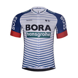 BONAVELO Tricou de ciclism cu mânecă scurtă - BORA 2026 - alb/multicolor