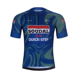 BONAVELO Tricou de ciclism cu mânecă scurtă - SOUDAL-QUICKSTEP 2026 - albastru/verde