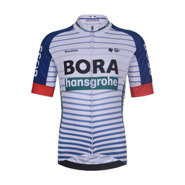BONAVELO Tricou de ciclism cu mânecă scurtă - BORA KID 2026 - alb/multicolor