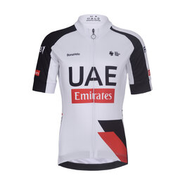 BONAVELO Tricou de ciclism cu mânecă scurtă - UAE KID 2026 - alb/negru/roșu