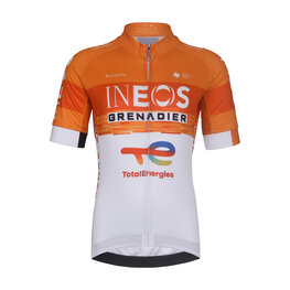 BONAVELO Tricou de ciclism cu mânecă scurtă - INEOS GRENADIERS KID 2026 - alb/portocaliu