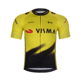 BONAVELO Tricou de ciclism cu mânecă scurtă - VISMA 2026 - galben/negru