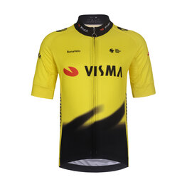 BONAVELO Tricou de ciclism cu mânecă scurtă - VISMA 2026 KIDS - galben/negru