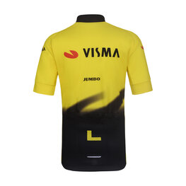BONAVELO Tricou de ciclism cu mânecă scurtă - VISMA 2026 KIDS - galben/negru