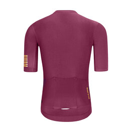 HOLOKOLO Tricou de ciclism cu mânecă scurtă - VICTORIOUS GOLD - bordo
