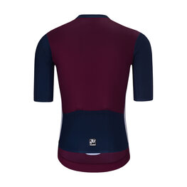 HOLOKOLO Tricou de ciclism cu mânecă scurtă - TECHNICAL  - bordo/gri