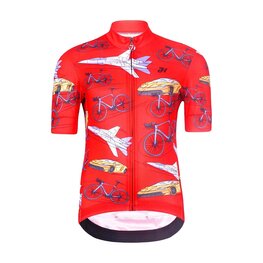 HOLOKOLO Tricou de ciclism cu mânecă scurtă - SPEED - roșu