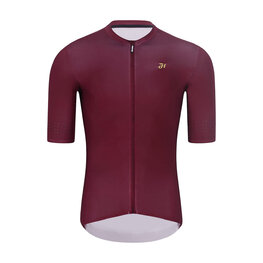 HOLOKOLO Tricou de ciclism cu mânecă scurtă - EYELET - bordo