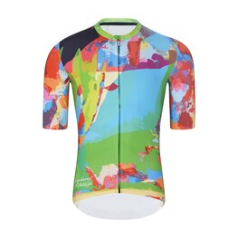 HOLOKOLO Tricou de ciclism cu mânecă scurtă - DEER - verde/multicolor