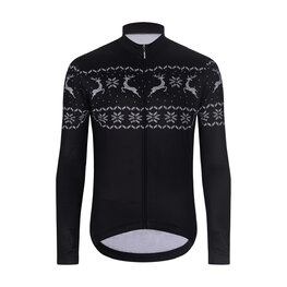 HOLOKOLO Tricou de cilism pentru iarnă cu mânecă lungă - FROSTTRAIL WINTER - negru