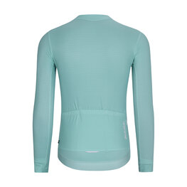 HOLOKOLO Tricou de ciclism cu mânecă lungă de vară - ELEVATE - albastru deschis