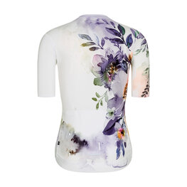 RIVANELLE Tricou de ciclism cu mânecă scurtă - FLOWERY LADY - alb/multicolor