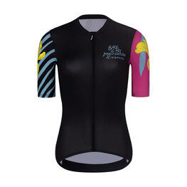 RIVANELLE Tricou de ciclism cu mânecă scurtă - MEDITATION - negru/roz