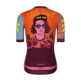 RIVANELLE Tricou de ciclism cu mânecă scurtă - LESS TALK - roșu/multicolor