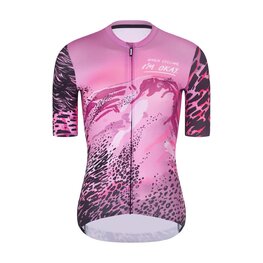 RIVANELLE Tricou de ciclism cu mânecă scurtă - ROSESCAPE - mov/negru
